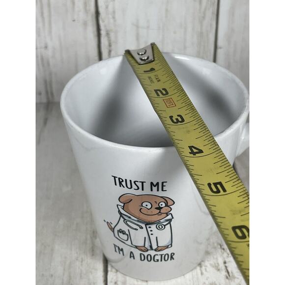 Dog Doctor Mug, Trust Me I'm A Dogtor, Funny Doctor Gift, Puppy Coffee Cup - Picture 3 of 4